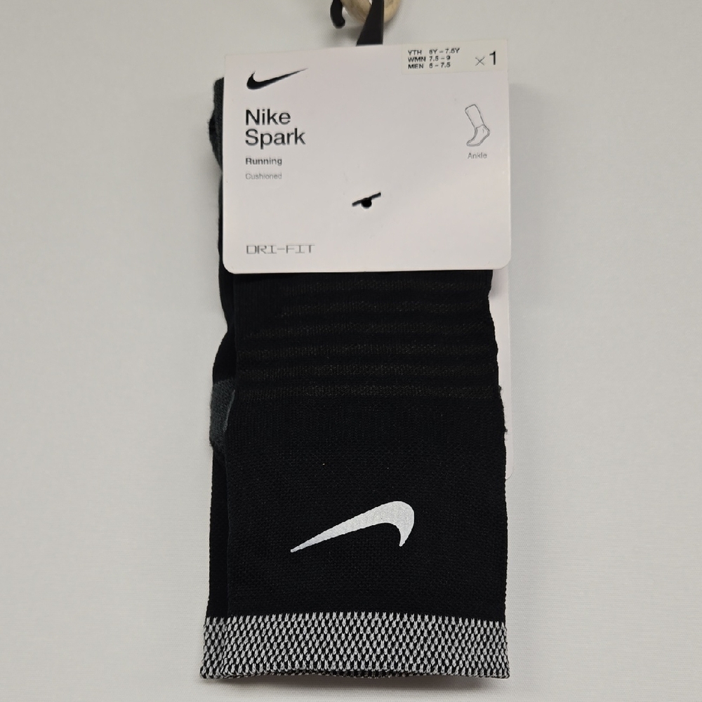 Nike Spark Black and White Athletic Socks